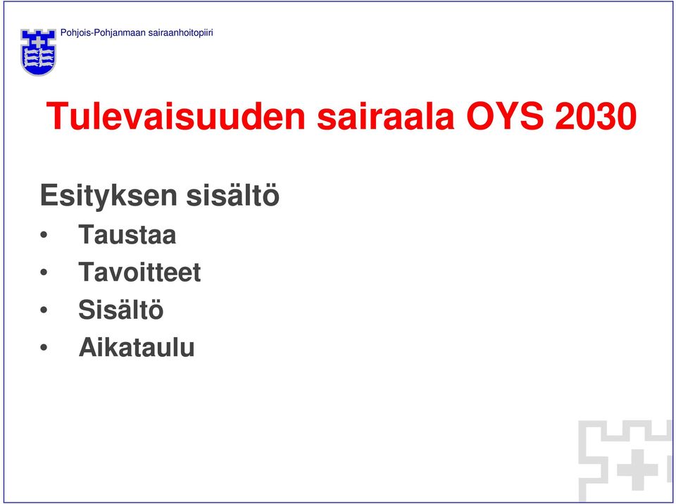 Esityksen sisältö