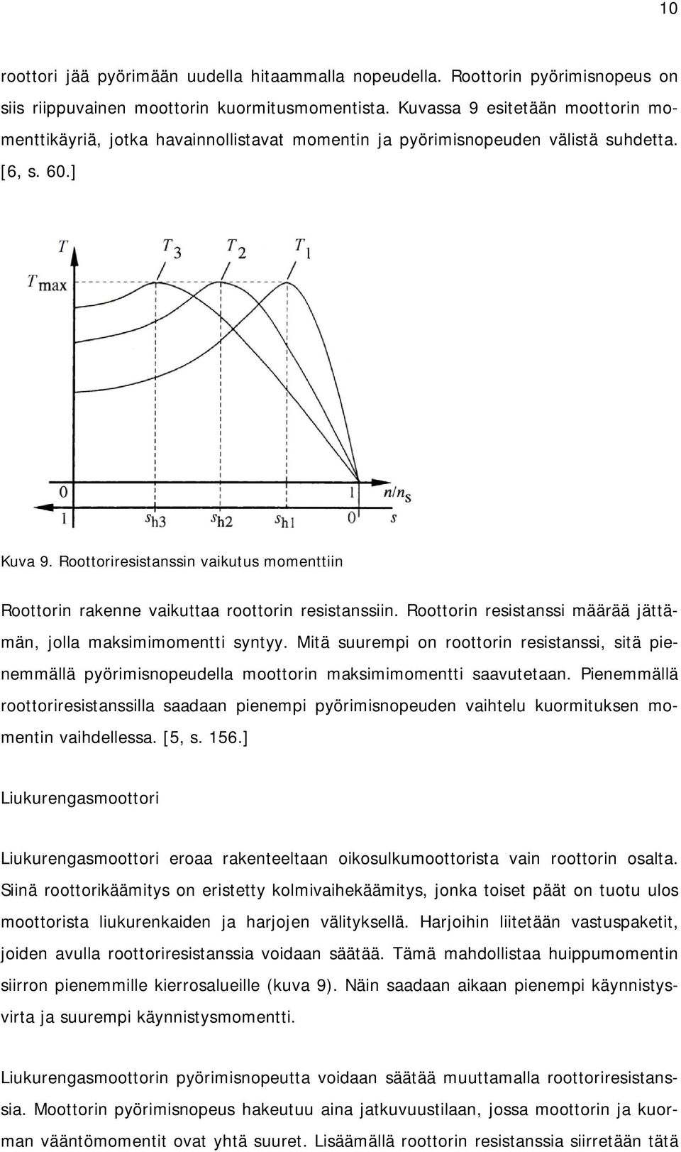 Roottoriresistanssin vaikutus momenttiin Roottorin rakenne vaikuttaa roottorin resistanssiin. Roottorin resistanssi määrää jättämän, jolla maksimimomentti syntyy.