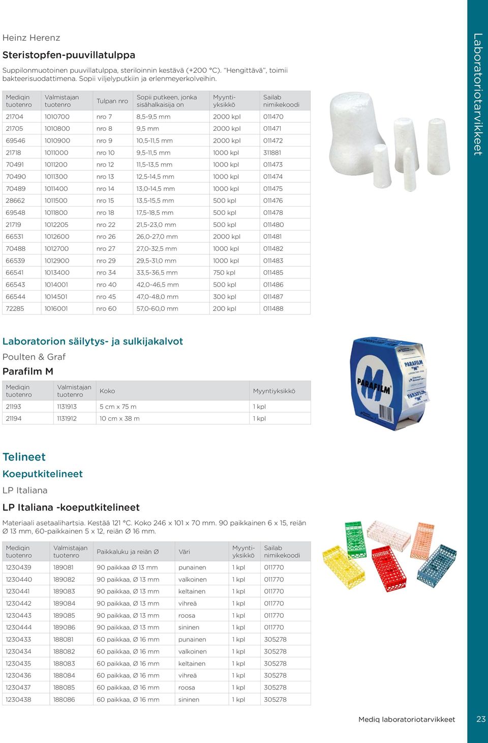 1011000 nro 10 9,5-11,5 mm 1000 kpl 311881 70491 1011200 nro 12 11,5-13,5 mm 1000 kpl 011473 70490 1011300 nro 13 12,5-14,5 mm 1000 kpl 011474 70489 1011400 nro 14 13,0-14,5 mm 1000 kpl 011475 28662