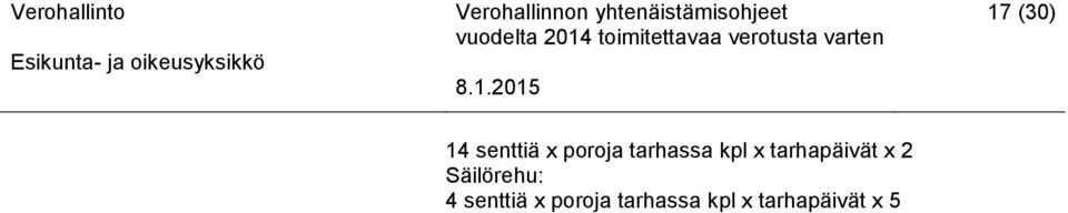 2 Säilörehu: 4 senttiä x