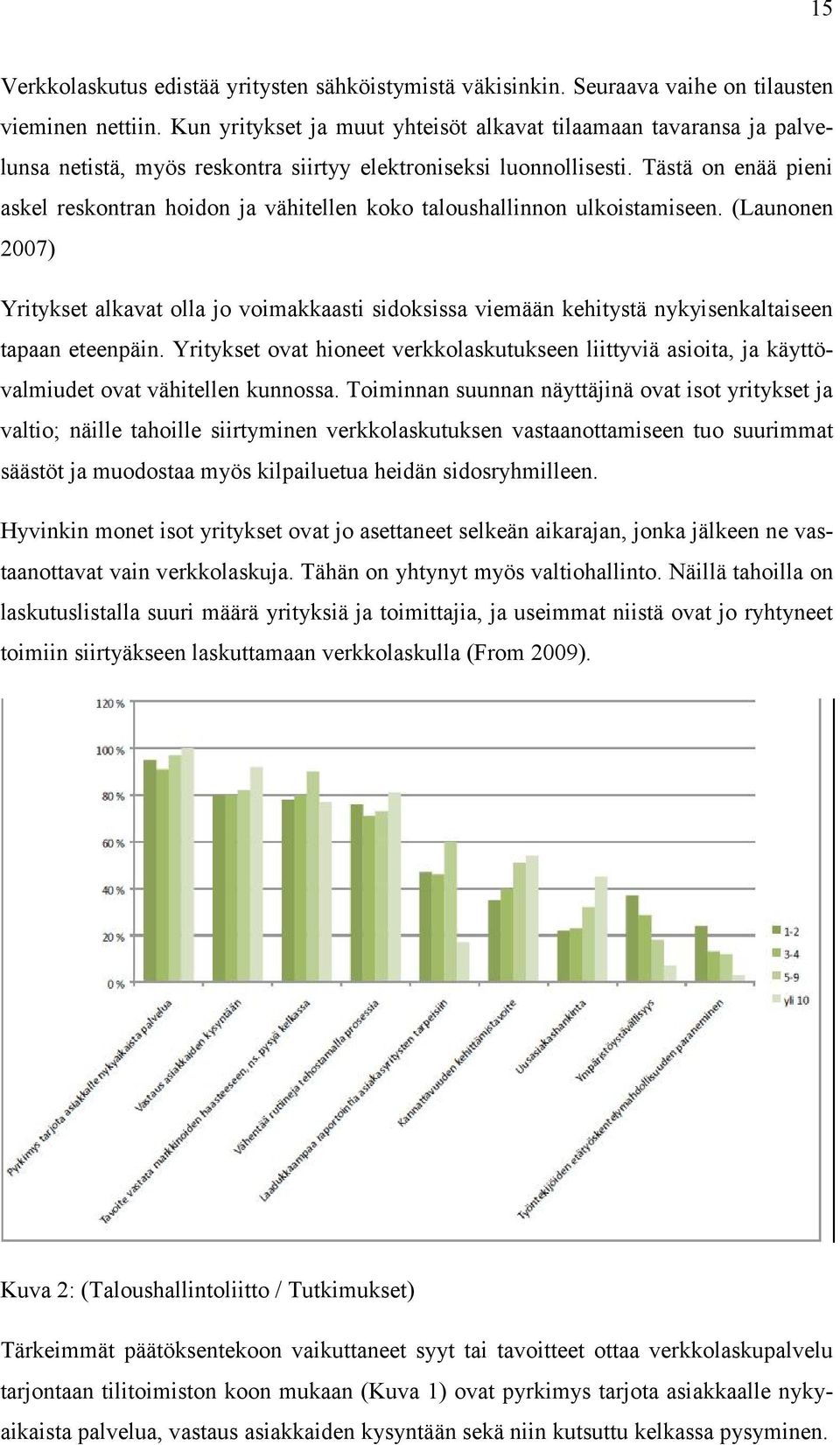 Tästä on enää pieni askel reskontran hoidon ja vähitellen koko taloushallinnon ulkoistamiseen.