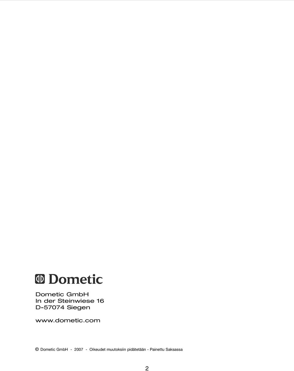 com Dometic GmbH - 007 - Oikeudet