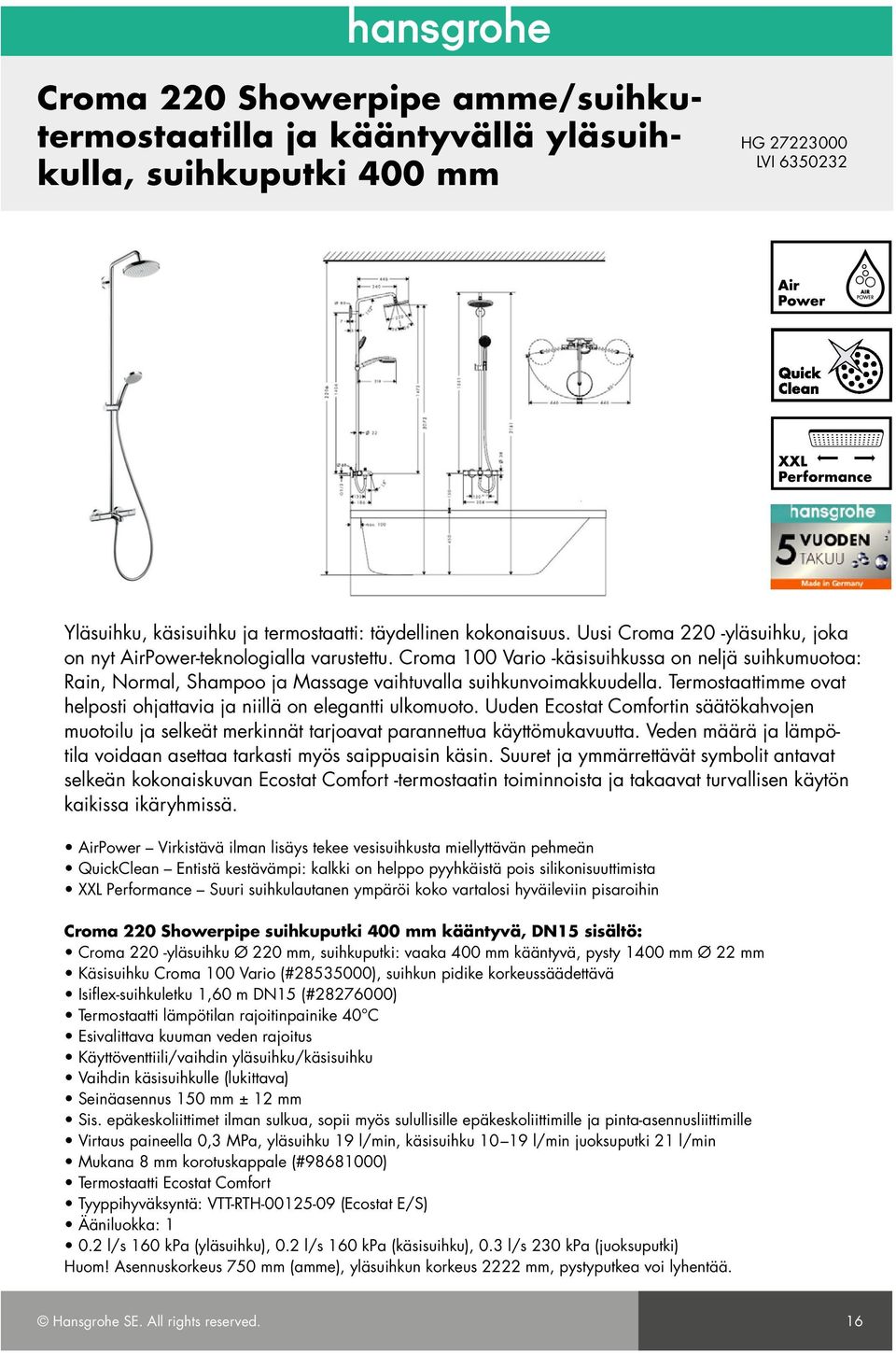 Termostaattimme ovat helposti ohjattavia ja niillä on elegantti ulkomuoto. Uuden Ecostat Comfortin säätökahvojen muotoilu ja selkeät merkinnät tarjoavat parannettua käyttömukavuutta.