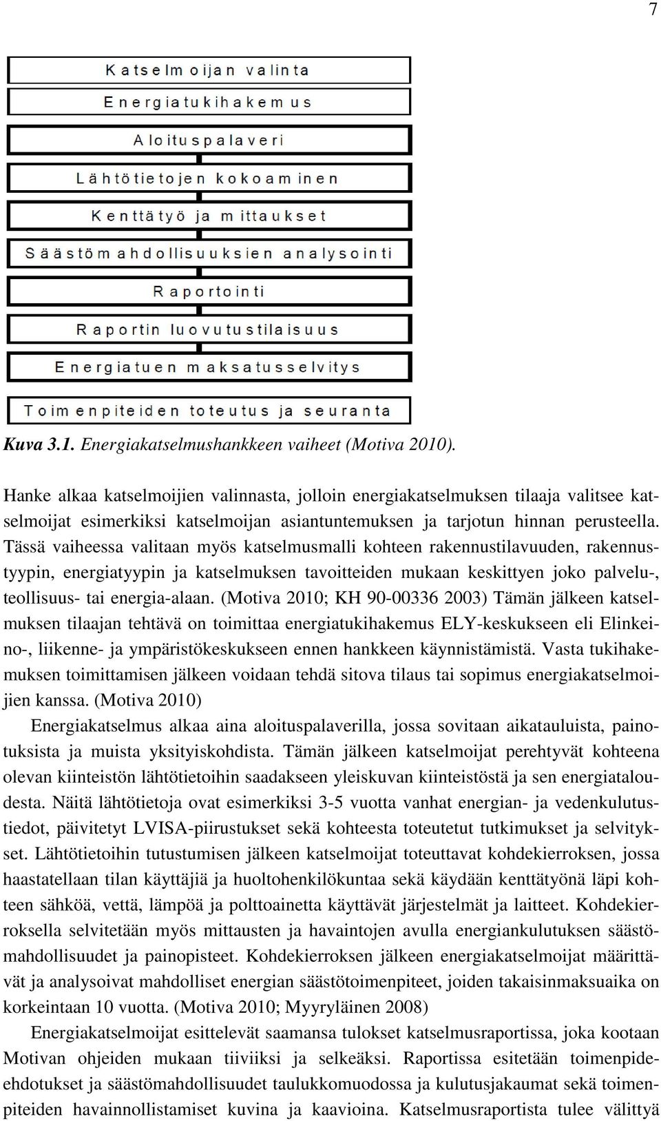 Tässä vaiheessa valitaan myös katselmusmalli kohteen rakennustilavuuden, rakennustyypin, energiatyypin ja katselmuksen tavoitteiden mukaan keskittyen joko palvelu-, teollisuus- tai energia-alaan.