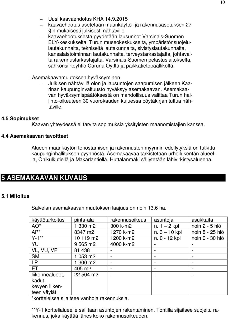 ympäristönsuojelulautakunnalta, tekniseltä lautakunnalta, sivistyslautakunnalta, kansalaistoiminnan lautakunnalta, terveystarkastajalta, johtavalta rakennustarkastajalta, Varsinais-Suomen