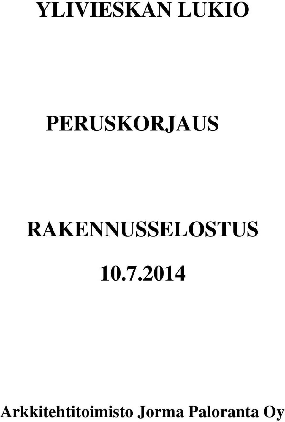 PERUSKORJAUS