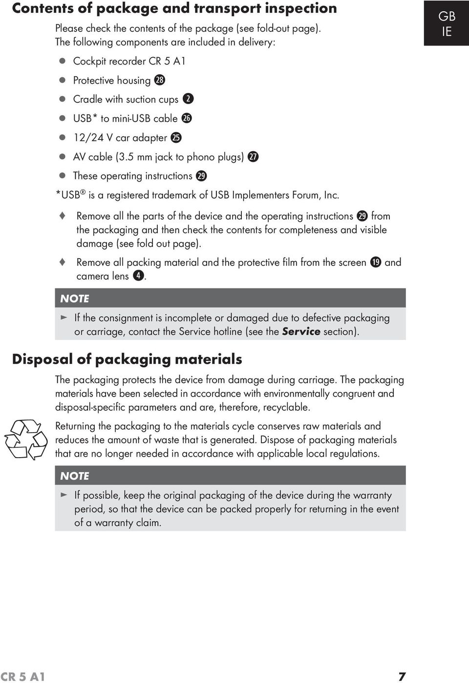 5 mm jack to phono plugs) These operating instructions *USB is a registered trademark of USB Implementers Forum, Inc.