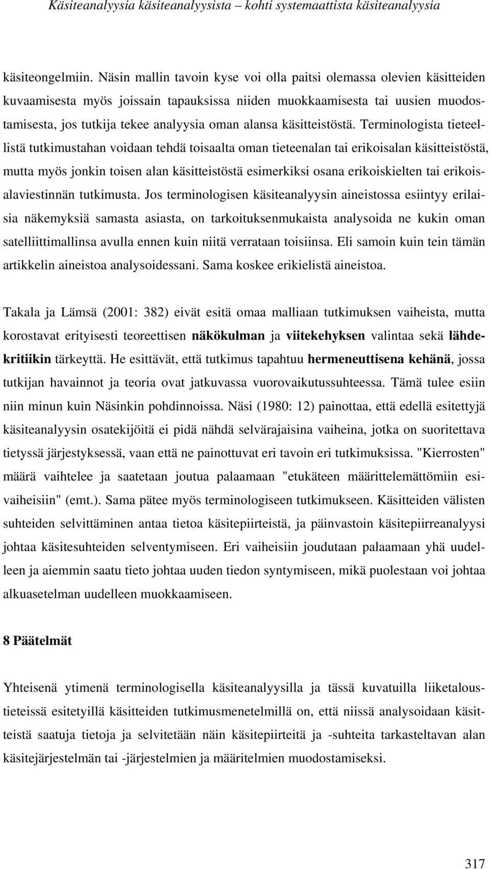 käsitteistöstä.