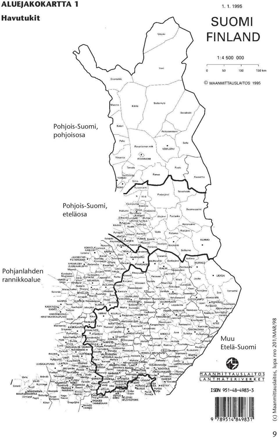 eteläosa Pohjanlahden rannikkoalue Muu