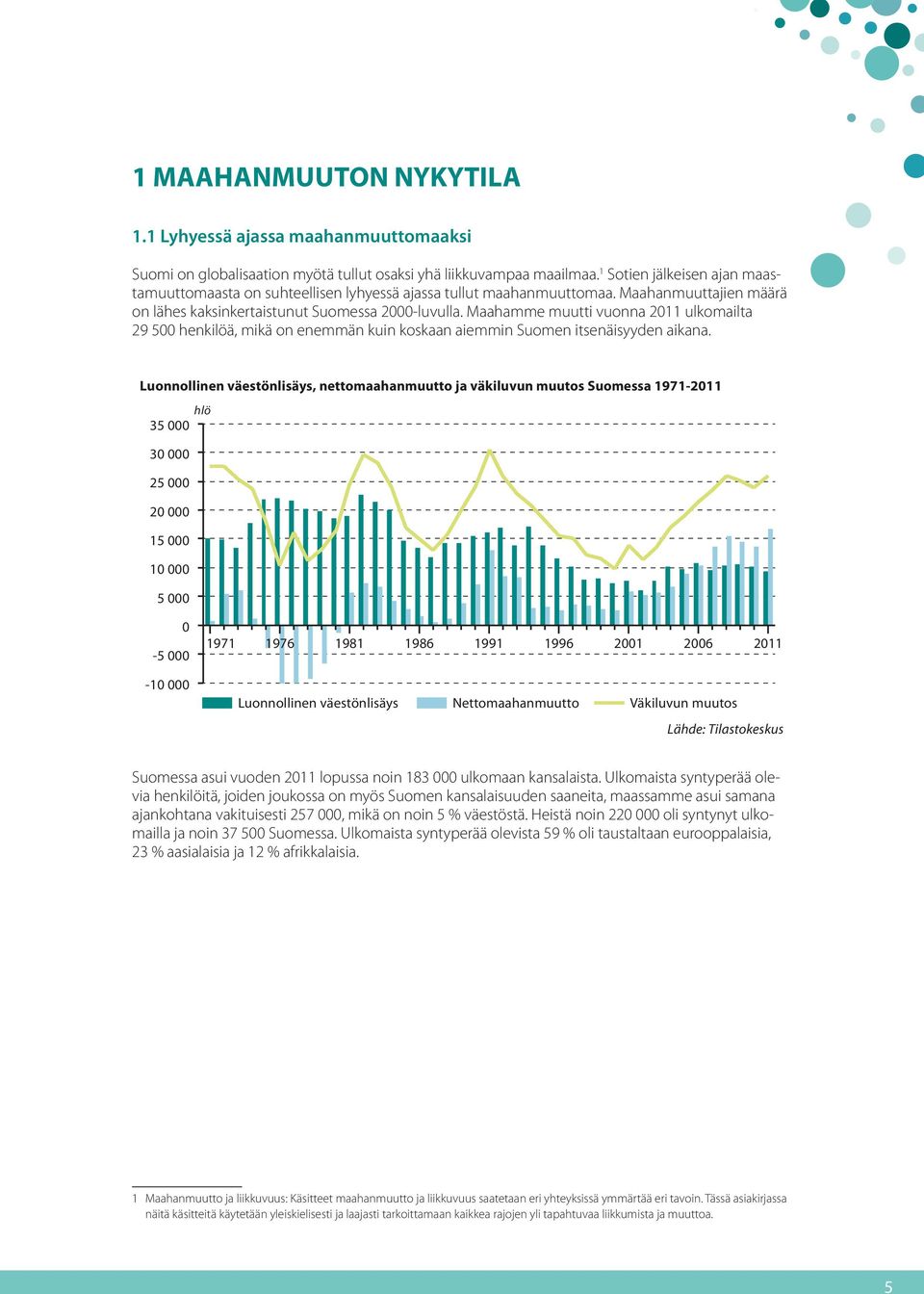 Maahamme muutti vuonna 2011 ulkomailta 29 500 henkilöä, mikä on enemmän kuin koskaan aiemmin Suomen itsenäisyyden aikana.