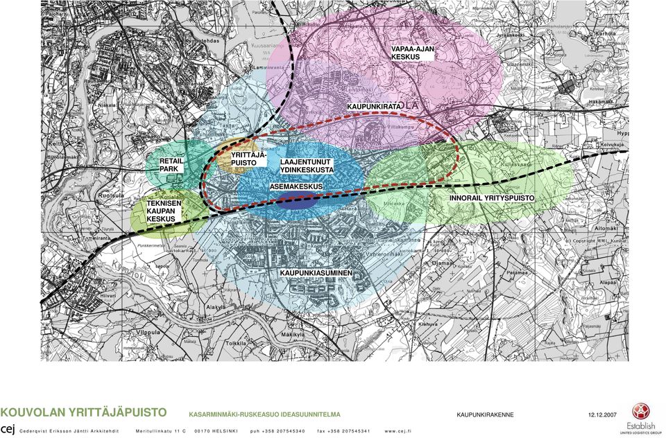 INNORAIL YRITYSPUISTO KAUPUNKIASUMINEN KOUVOLAN