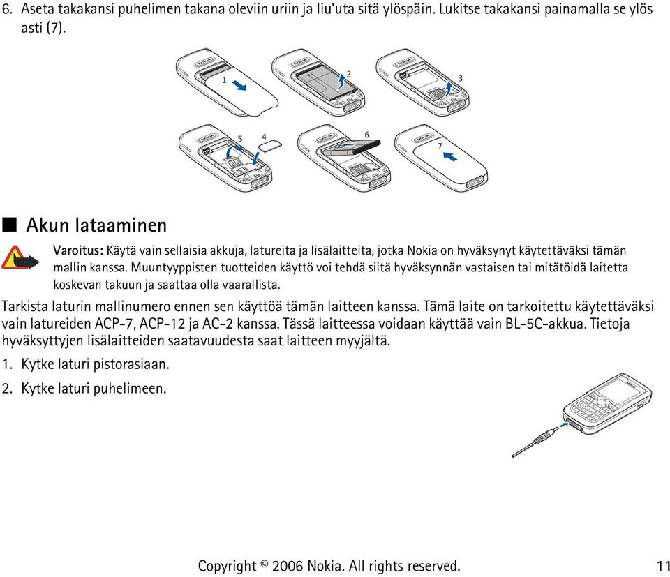 Muuntyyppisten tuotteiden käyttö voi tehdä siitä hyväksynnän vastaisen tai mitätöidä laitetta koskevan takuun ja saattaa olla vaarallista.