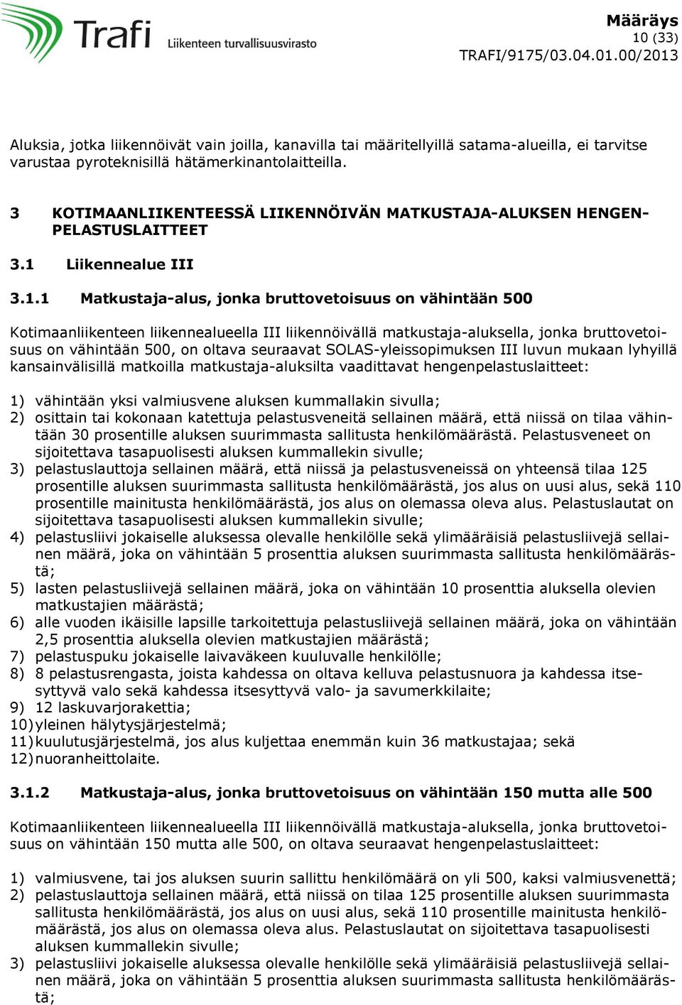 Liikennealue III 3.1.