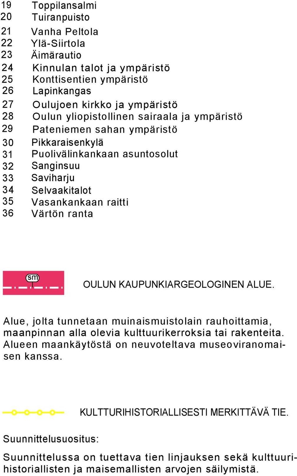 Värtön ranta sm OULUN KAUPUNKIARGEOLOGINEN ALUE. Alue, jolta tunnetaan muinaismuistolain rauhoittamia, maanpinnan alla olevia kulttuurikerroksia tai rakenteita.