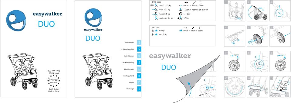 EN DUO brukerveiledning NO max 9 kg 8 SE 7 Instruktioner EE 33 0 rr lke PL Instrukcja E as ywa co mm e Dutch Design