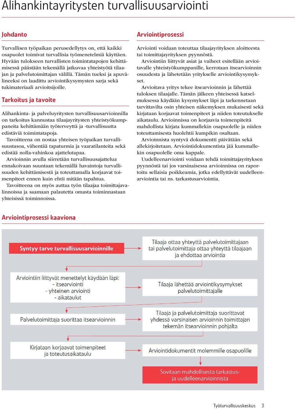 Tämän tueksi ja apuvälineeksi on laadittu arviointikysymysten sarja sekä tukimateriaali arvioitsijoille.