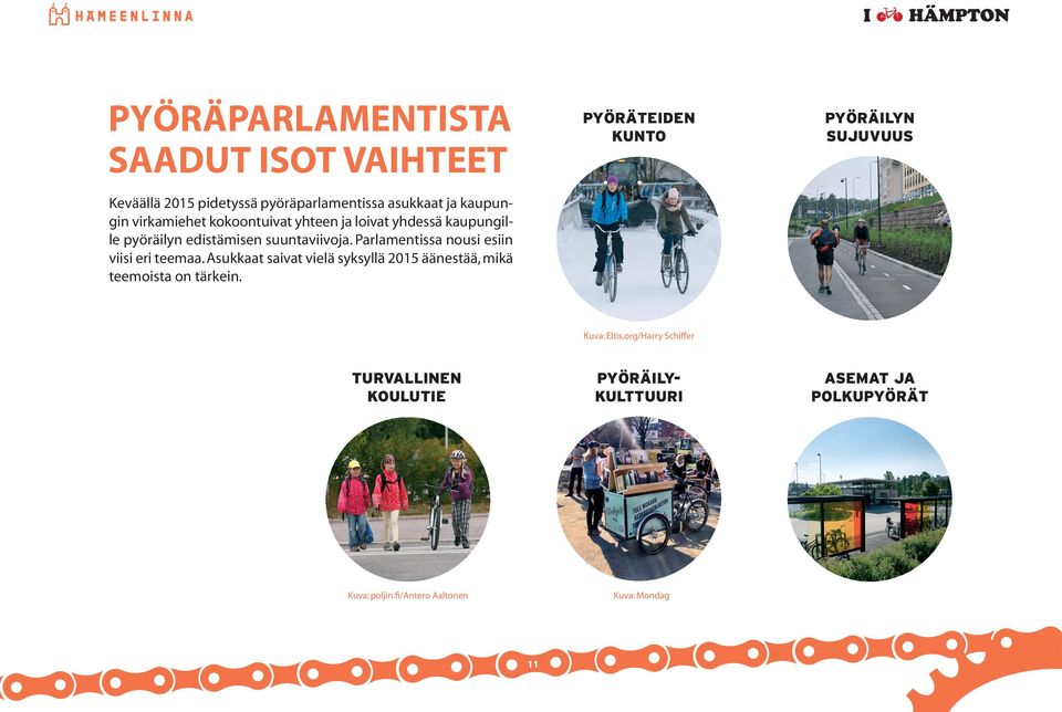 Parlamentissa nousi esiin viisi eri teemaa. Asukkaat saivat vielä syksyllä 2015 äänestää, mikä teemoista on tärkein.