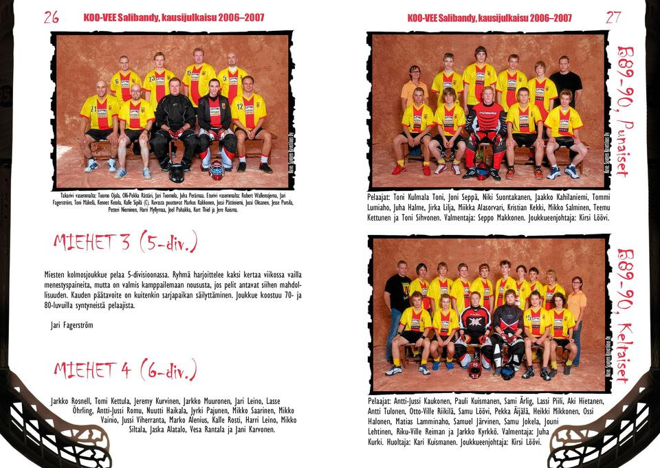 Kuvasta puuttuvat Markus Kakkonen, Jussi Pättiniemi, Jussi Oksanen, Jesse Pursila, Petteri Nieminen, Harri Myllymaa, Joel Puhakka, Kurt Thiel ja Jere Kuisma. MIEHET 3 (5-div.