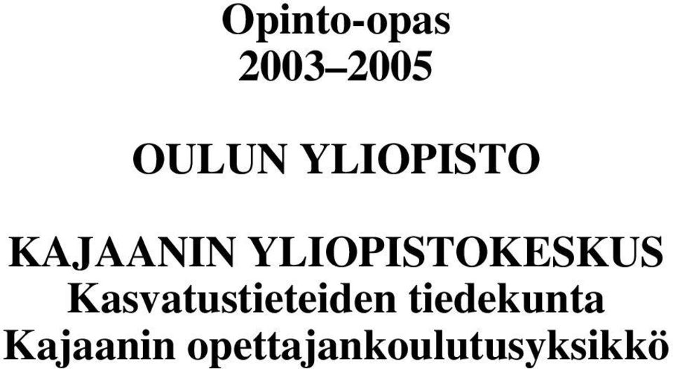 YLIOPISTOKESKUS