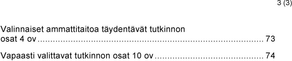 tutkinnon osat 4 ov.