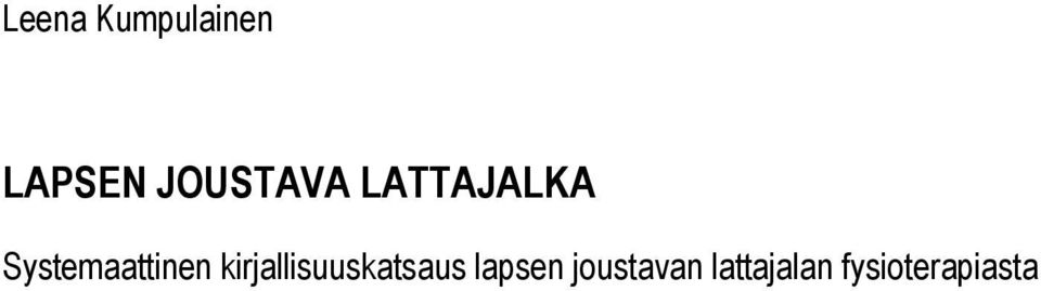 Systemaattinen