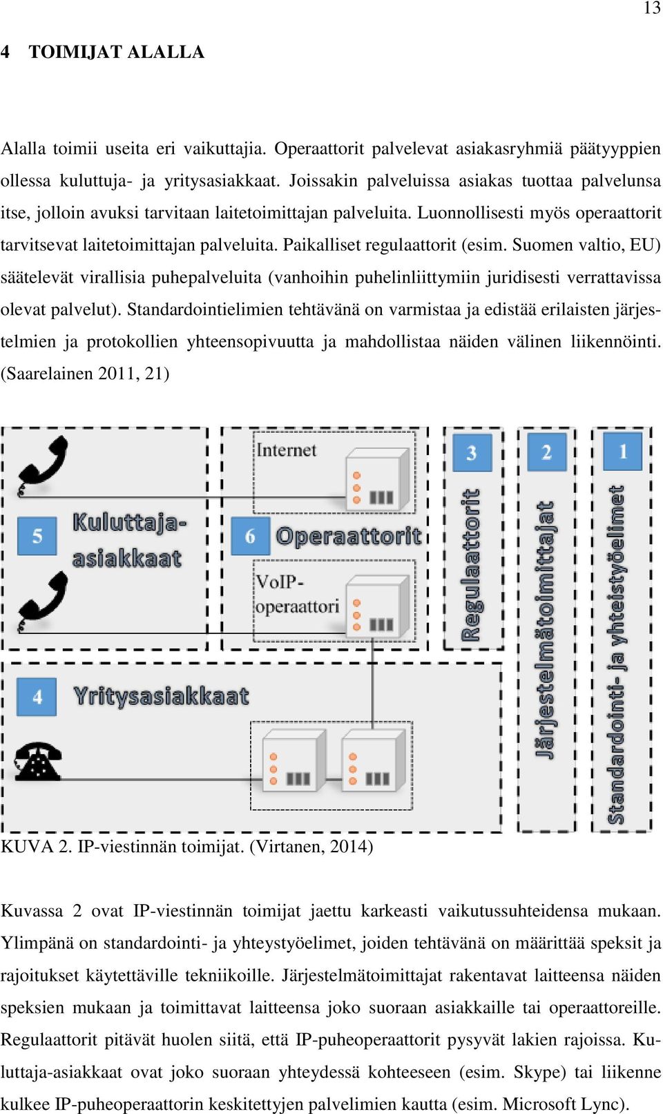 Paikalliset regulaattorit (esim. Suomen valtio, EU) säätelevät virallisia puhepalveluita (vanhoihin puhelinliittymiin juridisesti verrattavissa olevat palvelut).