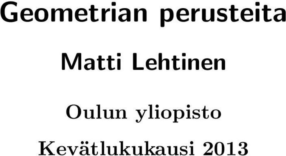 Lehtinen Oulun