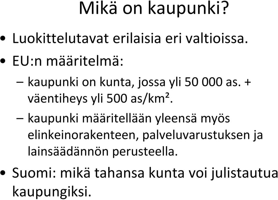 + väentiheys yli 500 as/km².