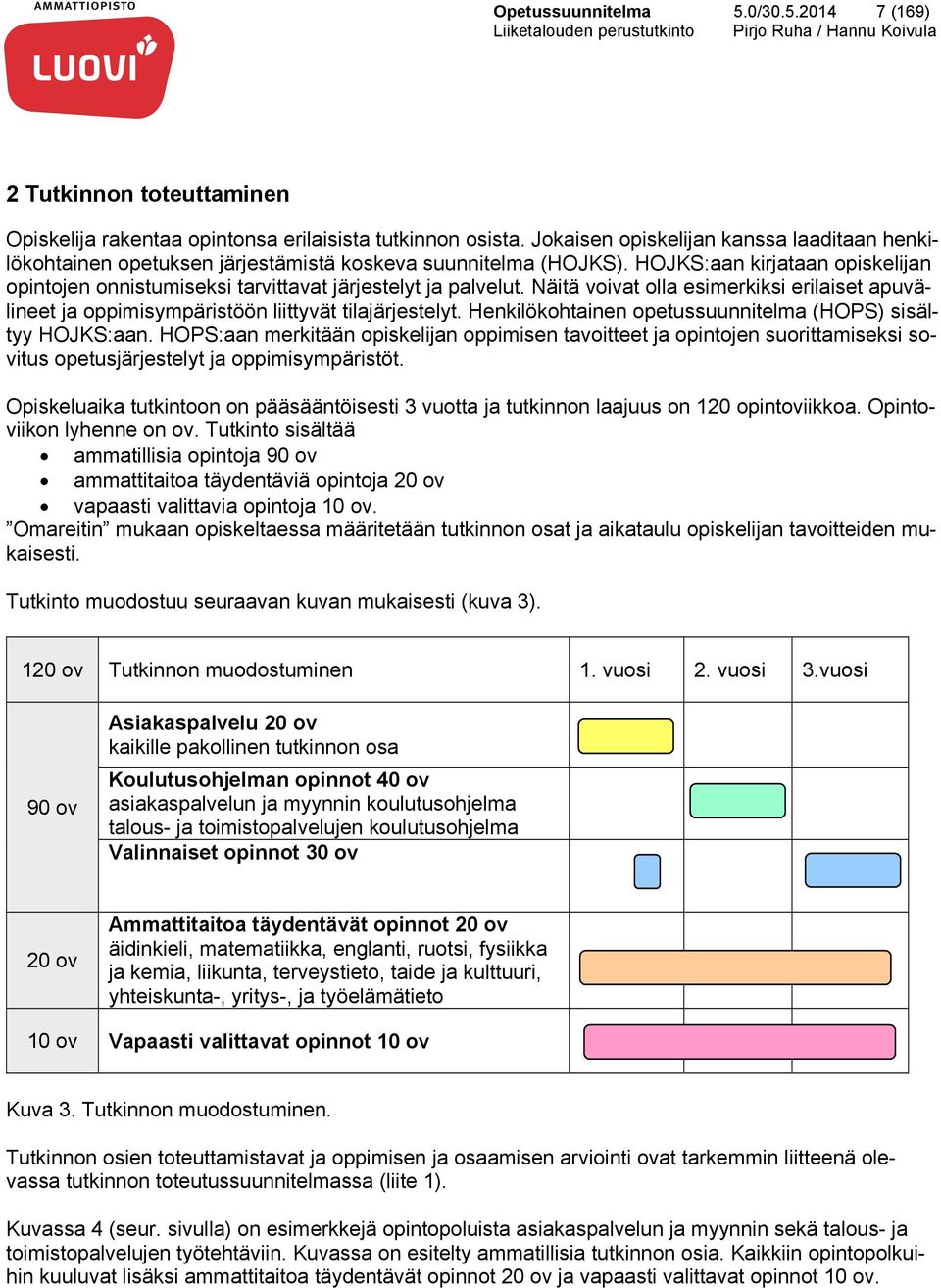 HOJKS:aan kirjataan opiskelijan opintojen onnistumiseksi tarvittavat järjestelyt ja palvelut. Näitä voivat olla esimerkiksi erilaiset apuvälineet ja oppimisympäristöön liittyvät tilajärjestelyt.