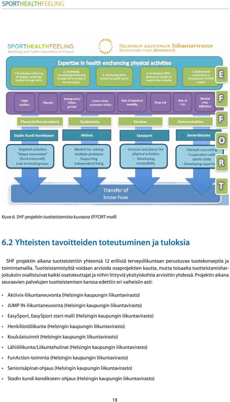 Tuotteistamistyötä voidaan arvioida osaprojektien kautta, mutta toisaalta tuotteistamisharjoituksiin osallistuivat kaikki osatoteuttajat ja niihin liittyviä yksityiskohtia arvioitiin yhdessä.