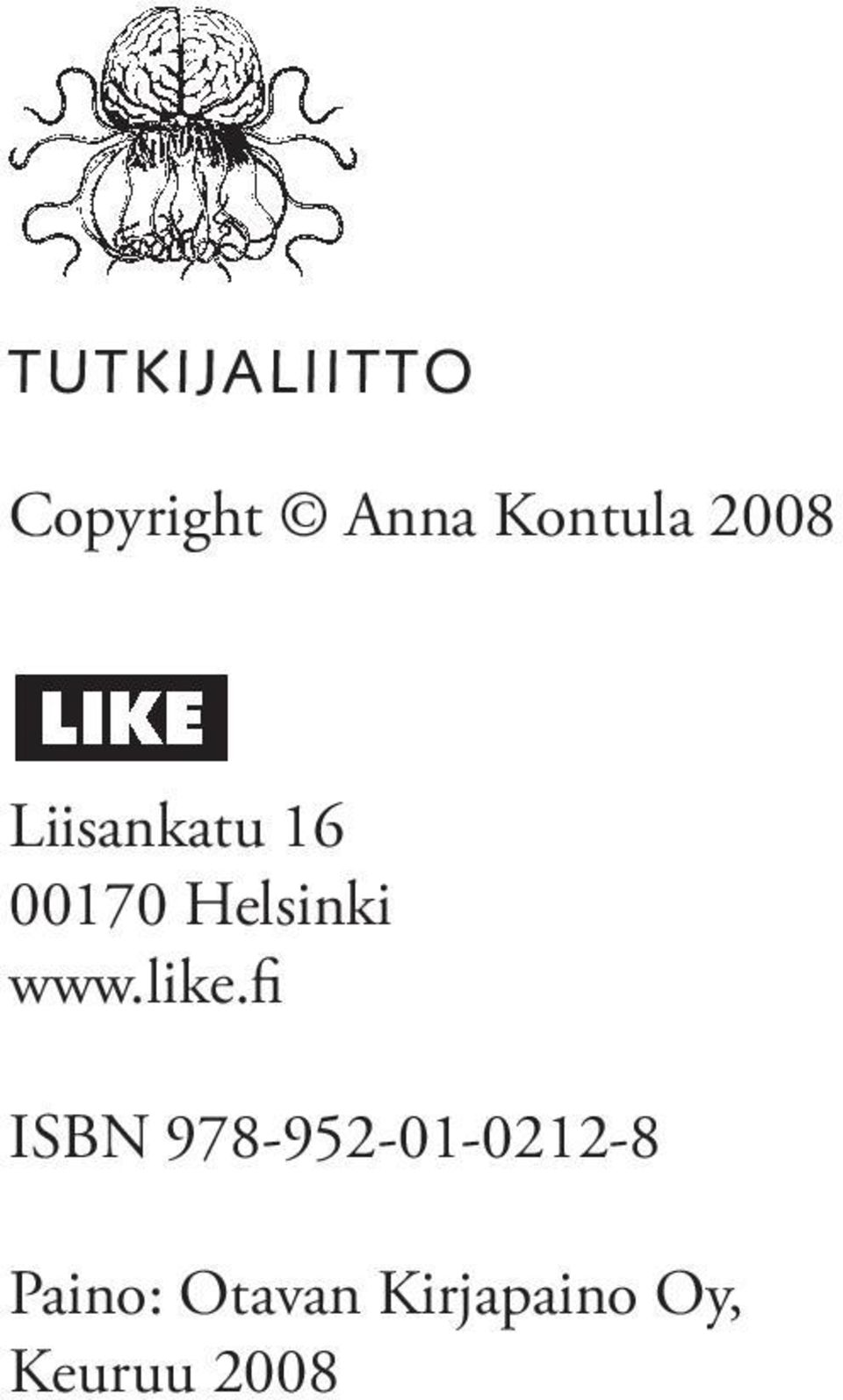 like.fi ISBN 978-952-01-0212-8