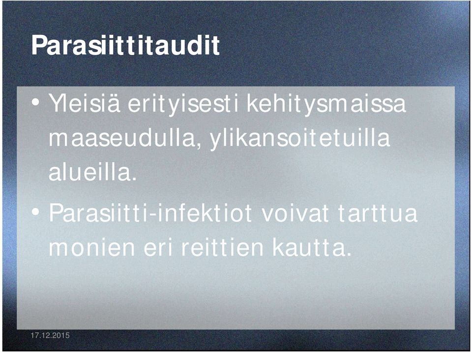 ylikansoitetuilla alueilla.