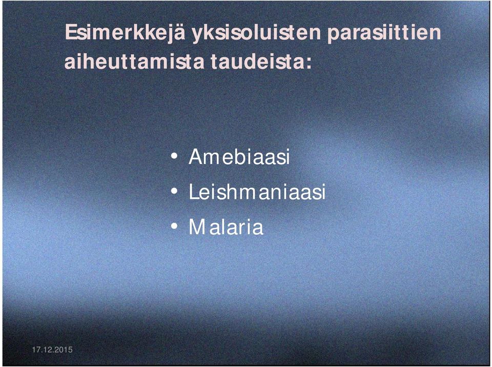 parasiittien