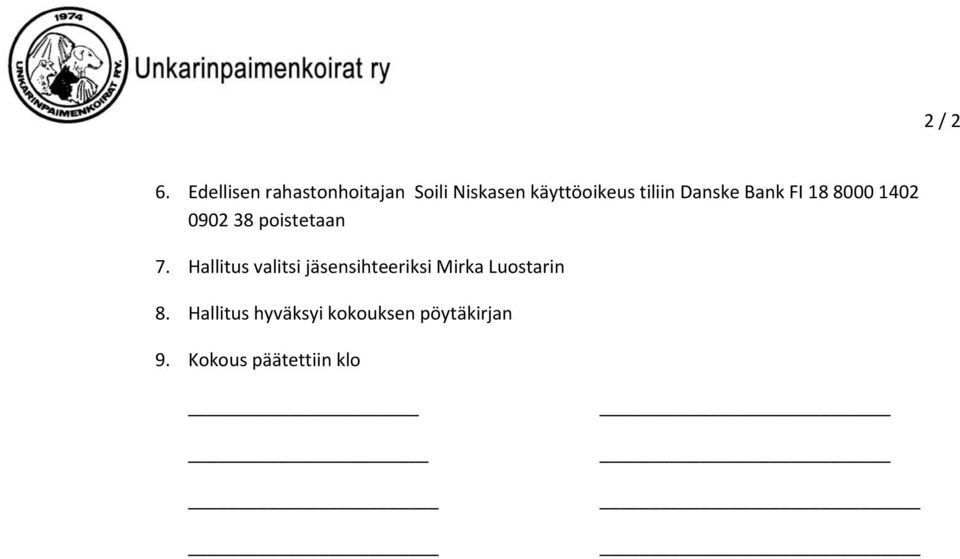 tiliin Danske Bank FI 18 8000 1402 0902 38 poistetaan 7.