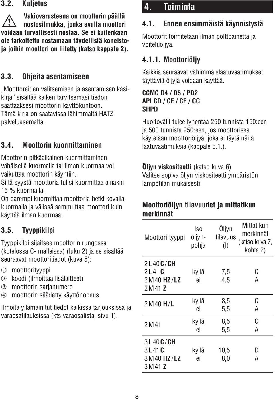 3. Ohjeita asentamiseen Moottoreiden valitsemisen ja asentamisen käsikirja sisältää kaiken tarvitsemasi tiedon saattaaksesi moottorin käyttökuntoon.