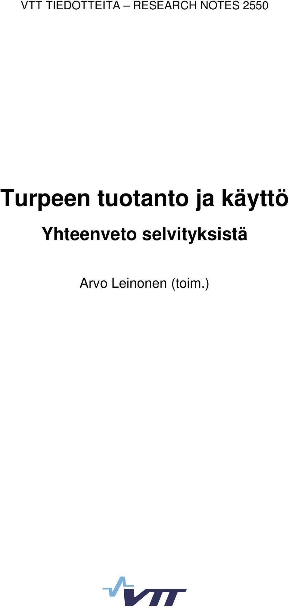 ja käyttö Yhteenveto