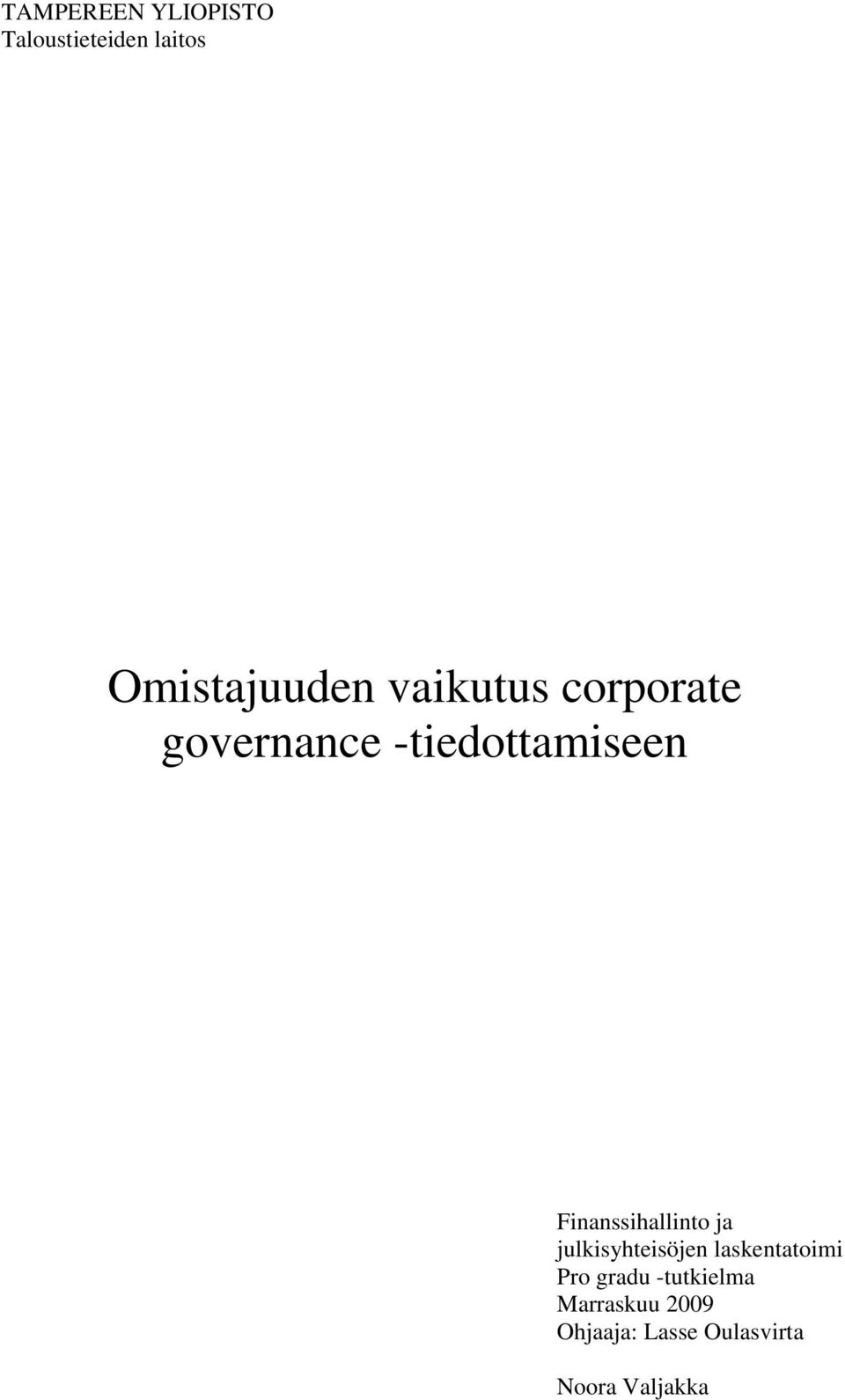 Finanssihallinto ja julkisyhteisöjen laskentatoimi Pro