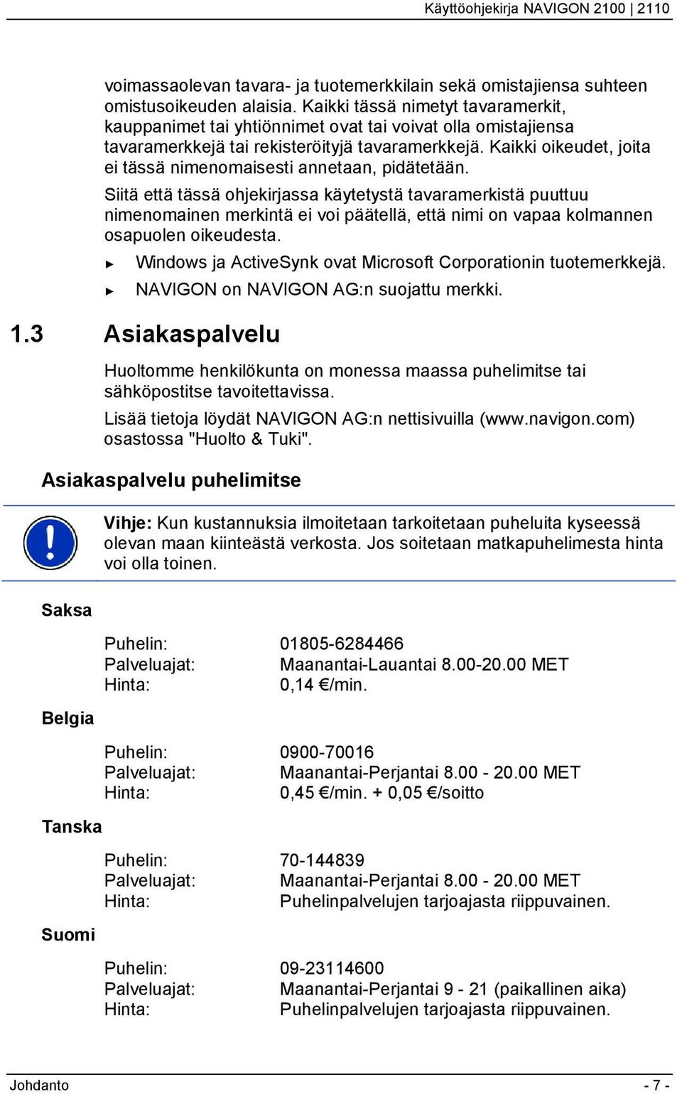 Kaikki oikeudet, joita ei tässä nimenomaisesti annetaan, pidätetään.