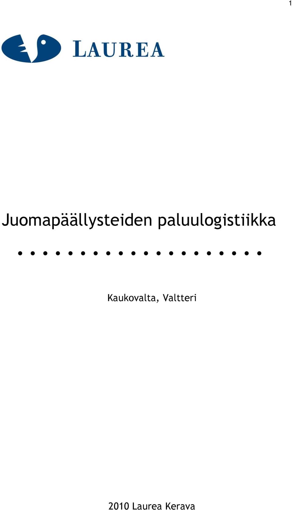 paluulogistiikka