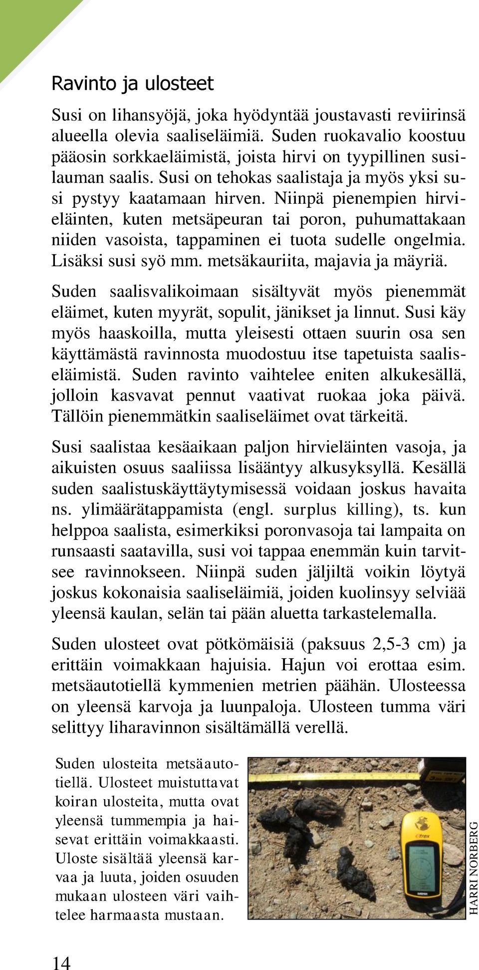 Niinpä pienempien hirvieläinten, kuten metsäpeuran tai poron, puhumattakaan niiden vasoista, tappaminen ei tuota sudelle ongelmia. Lisäksi susi syö mm. metsäkauriita, majavia ja mäyriä.