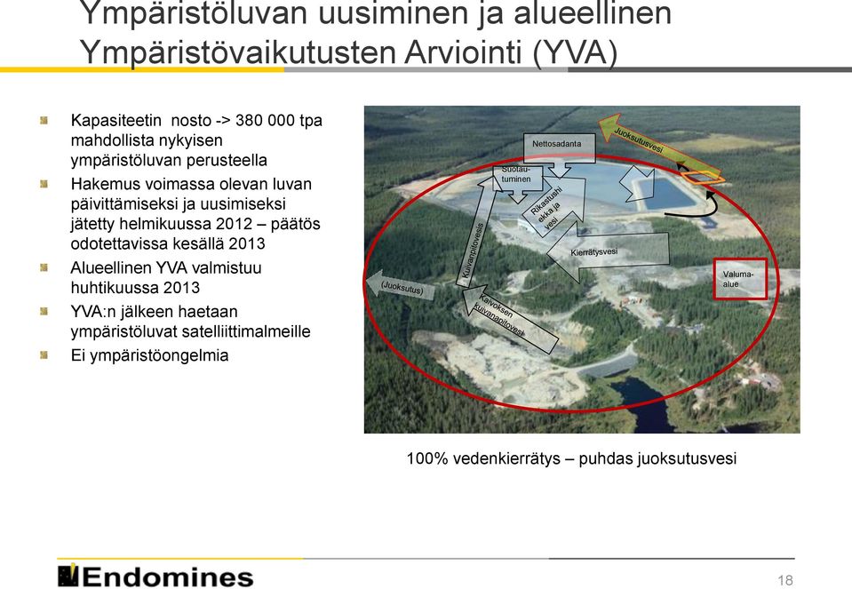 helmikuussa 2012 päätös odotettavissa kesällä 2013 Alueellinen YVA valmistuu huhtikuussa 2013 YVA:n jälkeen haetaan