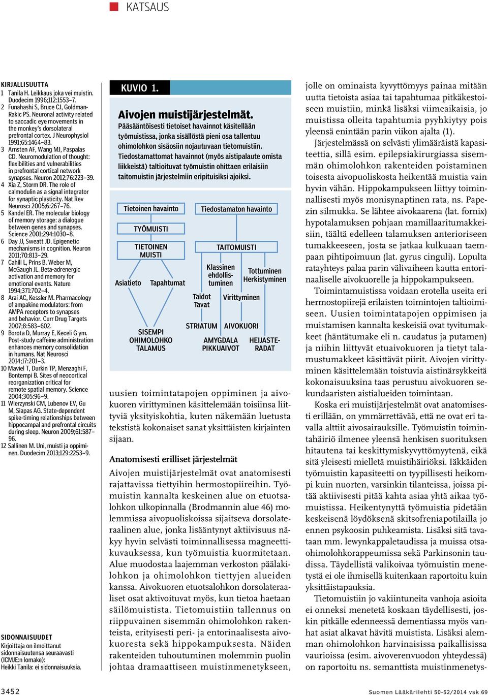 Neuromodulation of thought: flexibilities and vulnerabilities in prefrontal cortical network synapses. Neuron 2012;76:223 39. 4 Xia Z, Storm DR.