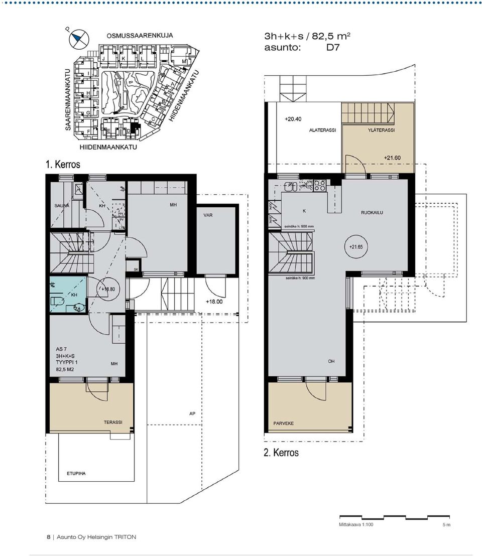 Mittakaava 1:100 5