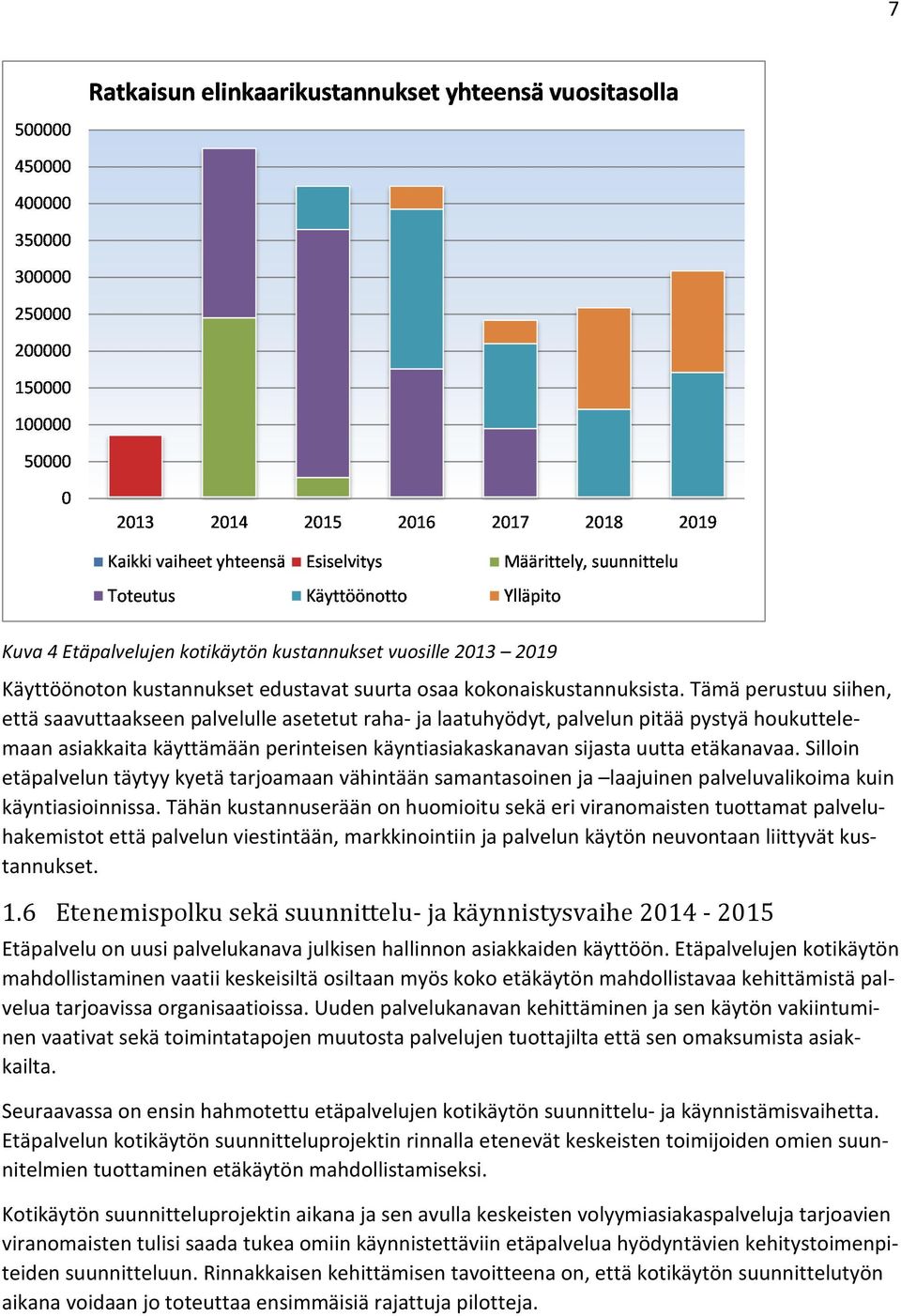 etäkanavaa. Silloin etäpalvelun täytyy kyetä tarjoamaan vähintään samantasoinen ja laajuinen palveluvalikoima kuin käyntiasioinnissa.