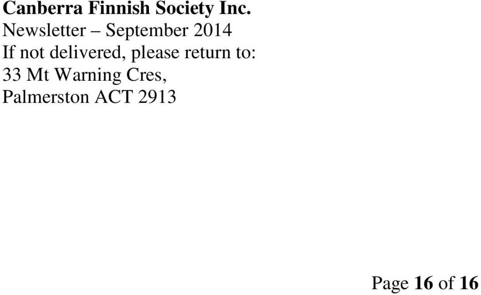 delivered, please return to: 33 Mt