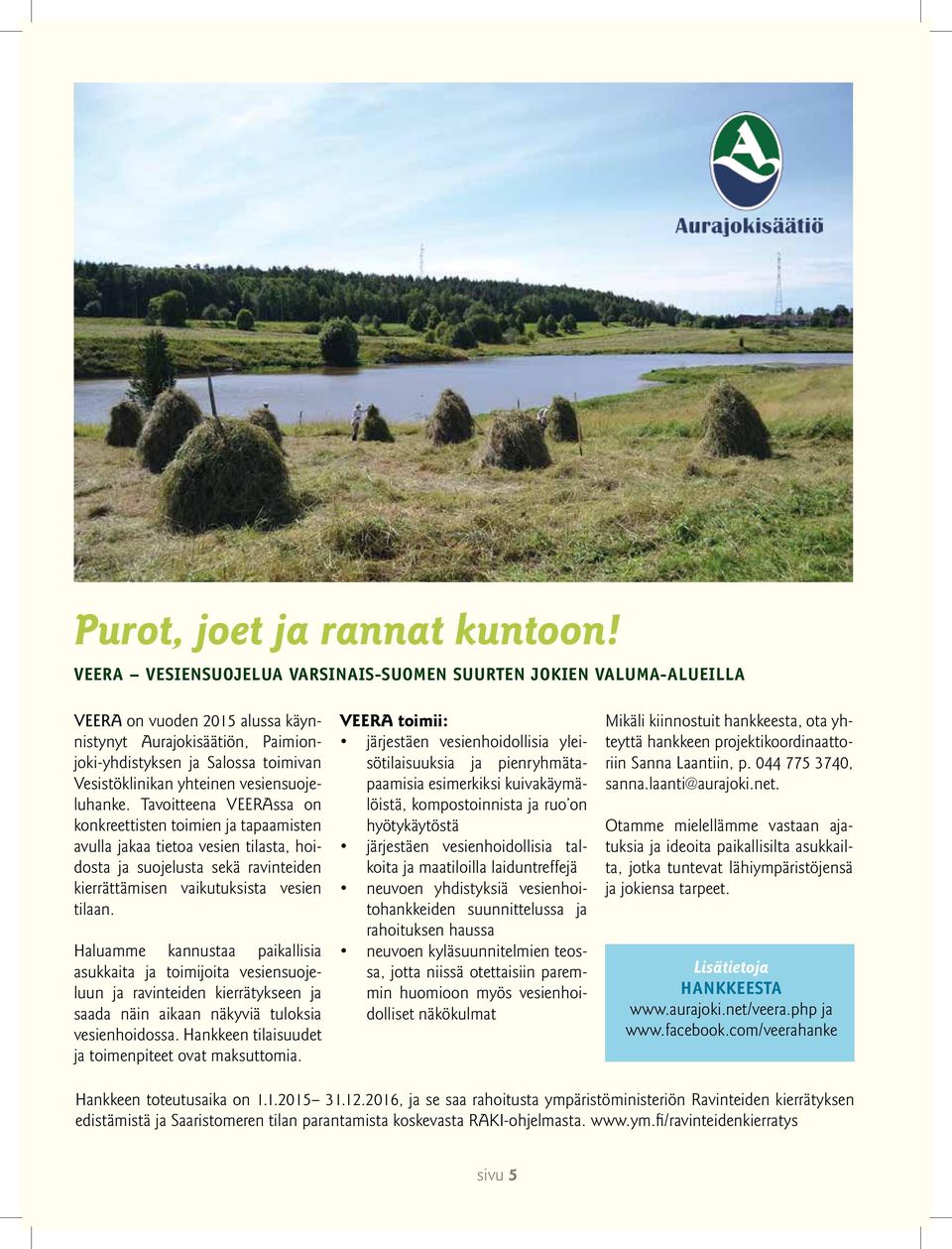 vesiensuojeluhanke.