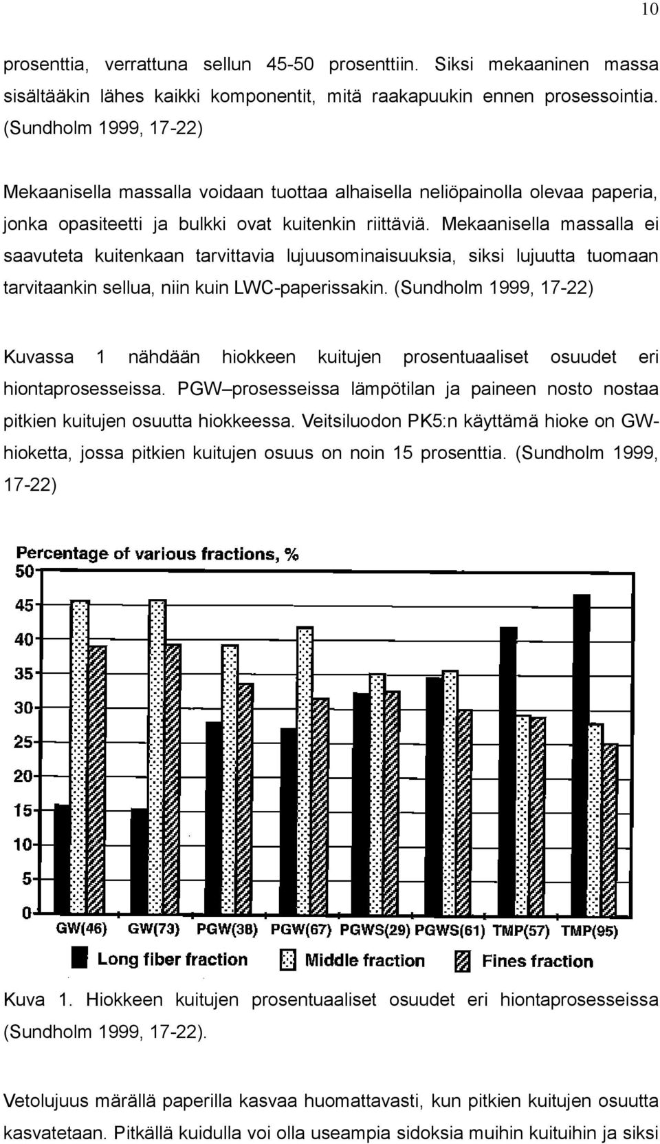 Mekaanisella massalla ei saavuteta kuitenkaan tarvittavia lujuusominaisuuksia, siksi lujuutta tuomaan tarvitaankin sellua, niin kuin LWC-paperissakin.