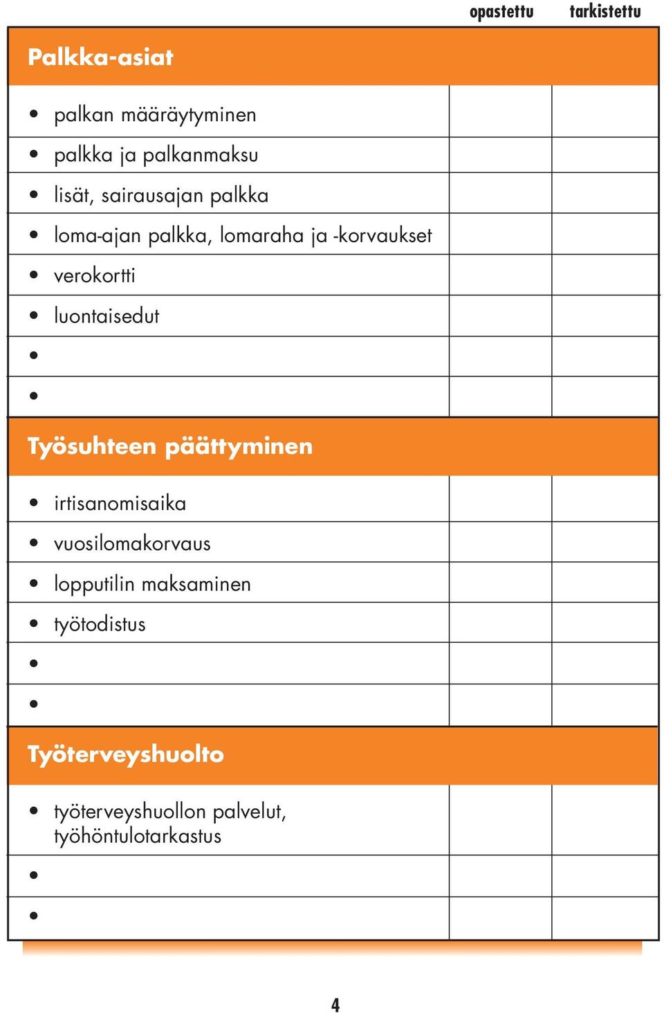 Työsuhteen päättyminen irtisanomisaika vuosilomakorvaus lopputilin