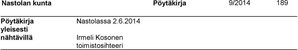 Nastolassa 2.6.