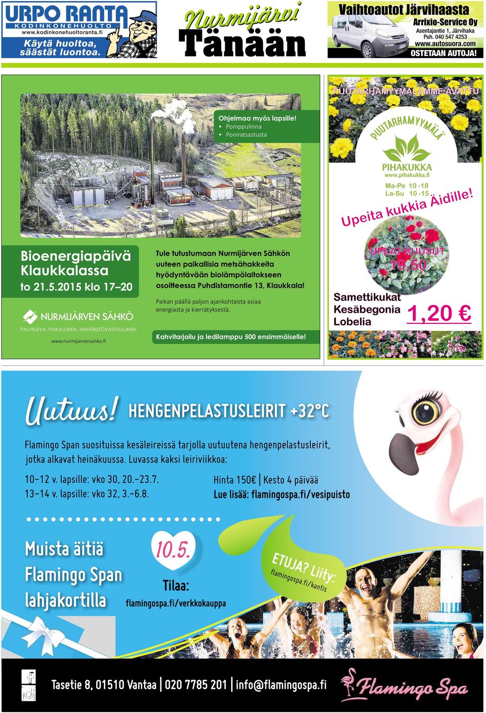 Bioenergiapäivä Klaukkalassa to 21.5.